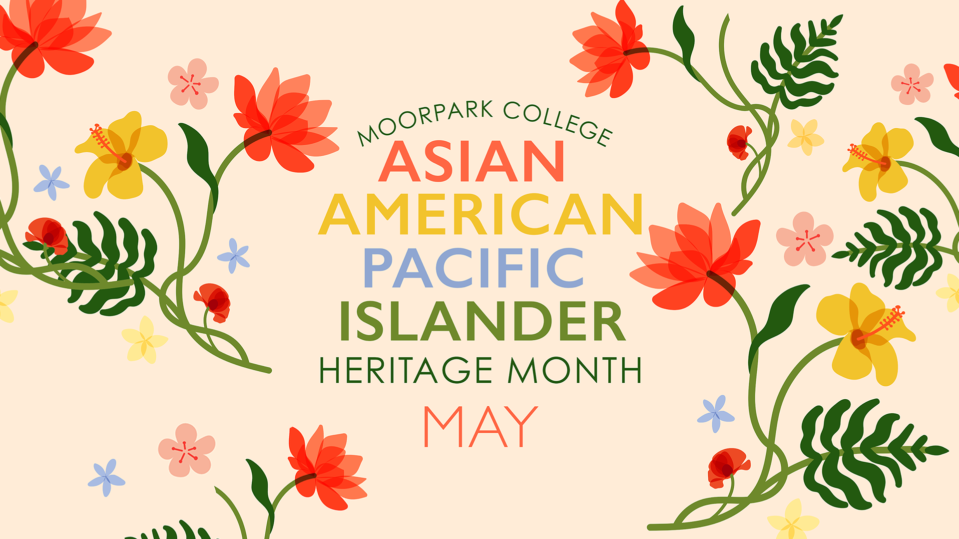 floral and pastel for AAPI month