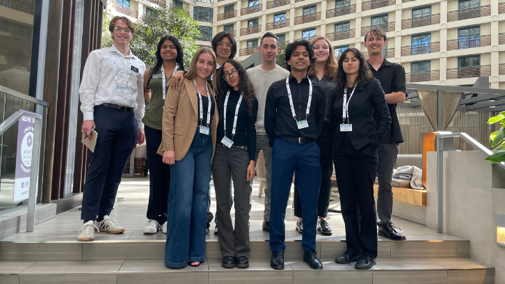 ASMC officers smile for a group photo