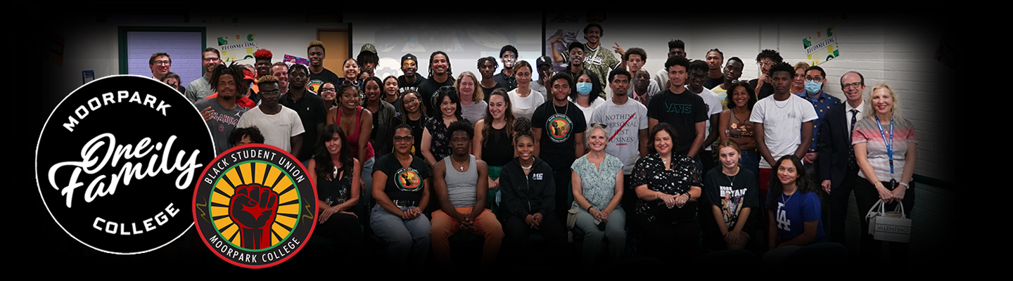 group photo with BSU and One Family logo