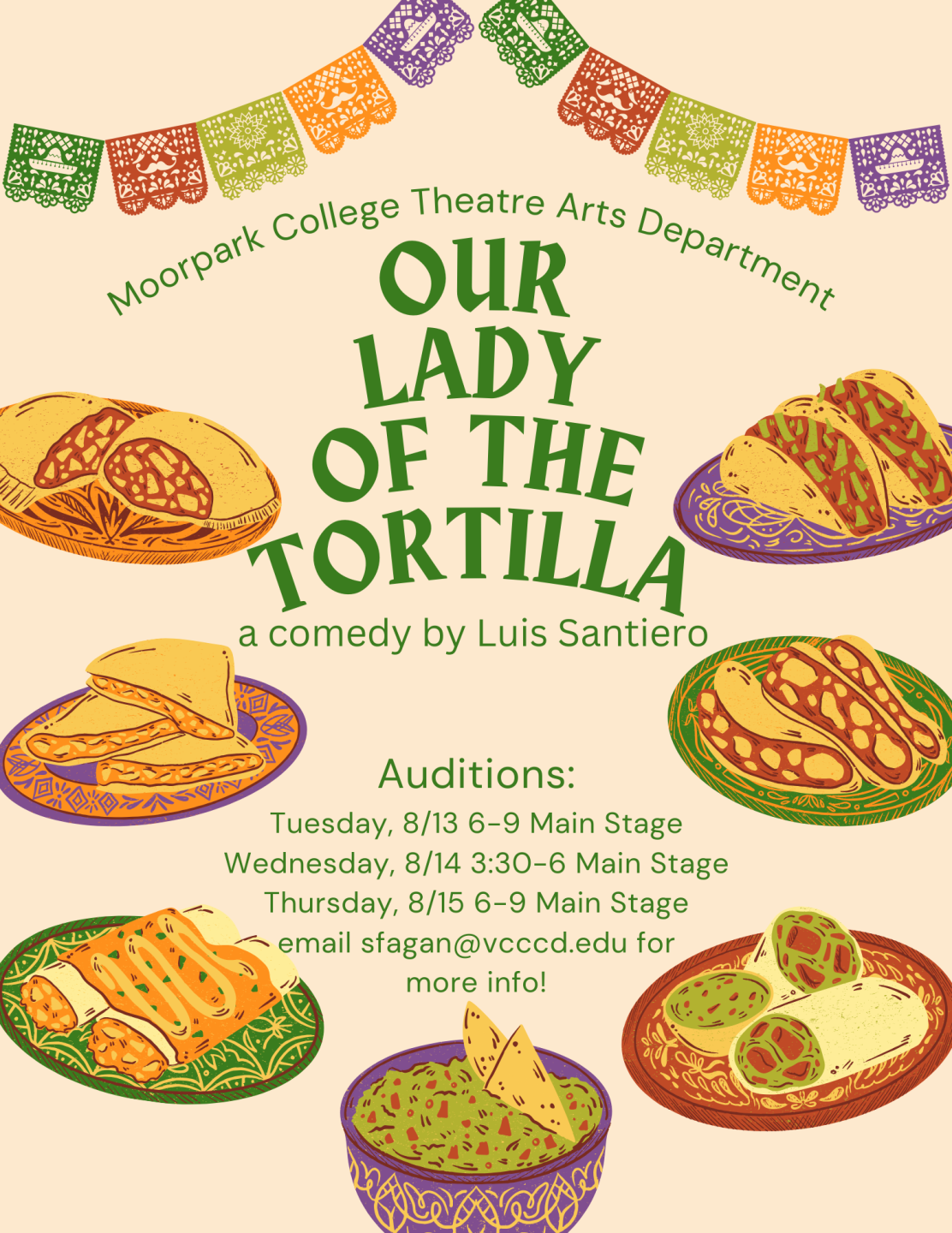 "Our Lady of the Tortilla" Auditions