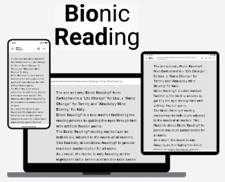 bionic reading, technology, devices