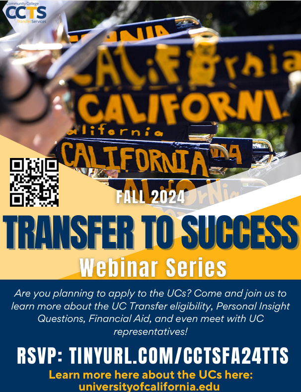 UC Transfer To Success Webinar Series