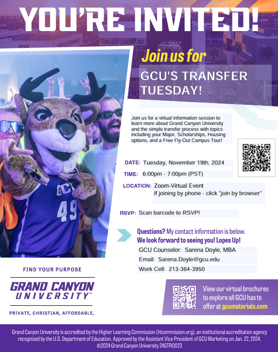 GCU Transfer Tuesday