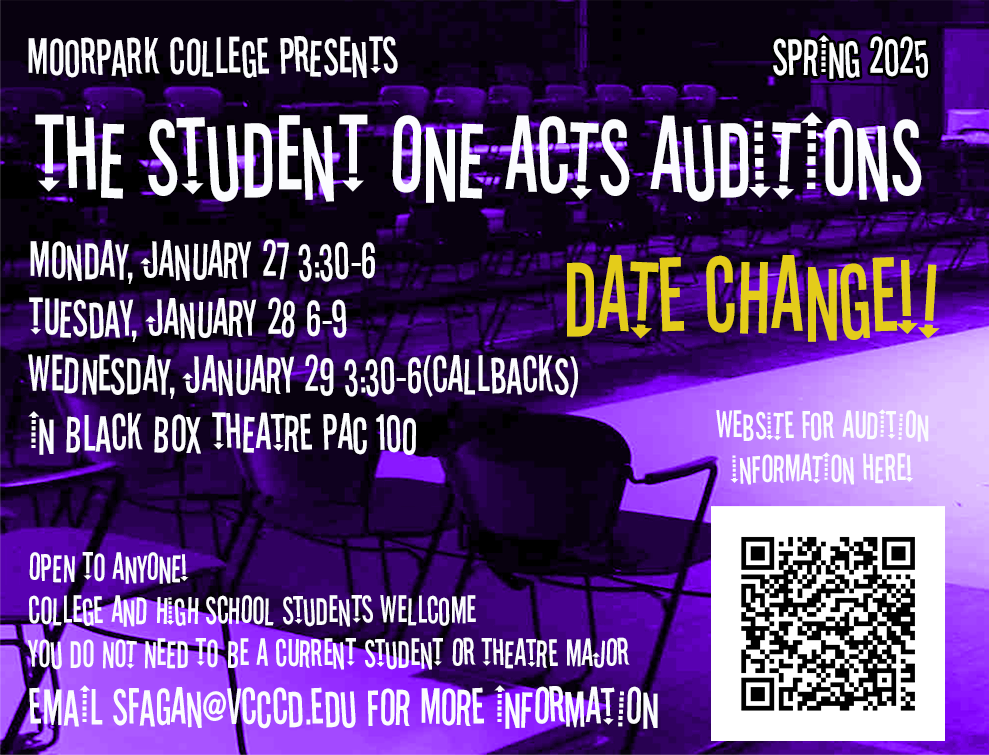 Auditions for the One Acts - New Dates