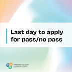 Colorful Background with text "Last day to apply for pa Colorful Background with text "Last day to apply for pa