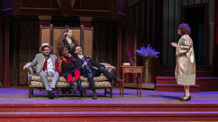 Laughter on the couch